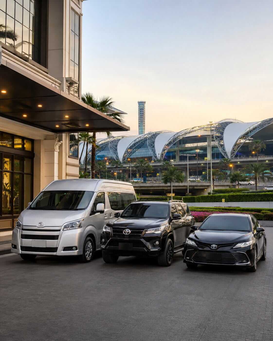 Bangkok Hotel to Suvarnabhumi International Airport - Private Car