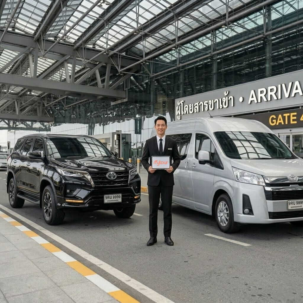 BKK - الإستقبال في مطار بانكوك سوفارنابومي الدولي بسيارة خاصة
