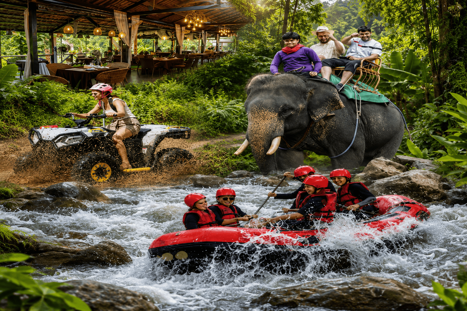 فعاليات الرافتنج (Le´ Rafting)